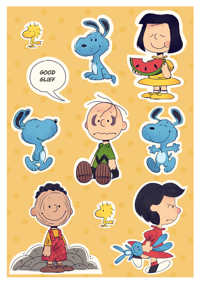 Monica&#39;s Gang as Peanuts characters.
