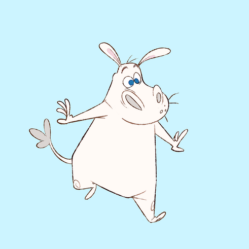 Moomin goes Cow and Chicken
